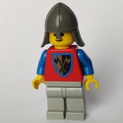 Knight (Crusader Axe) - Light Gray Legs