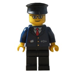 Conductor - Dark Blue Jacket, Black Legs, Black Hat