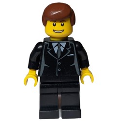 Man - Black Suit, Grin