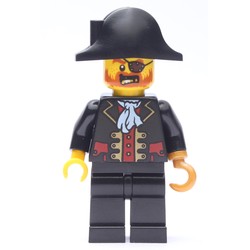 Pirate - Captain, Black Legs, Pearl Gold Hook