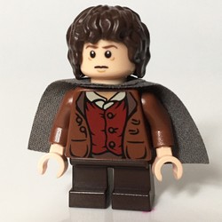 Frodo Baggins - Dark Bluish Gray Cape