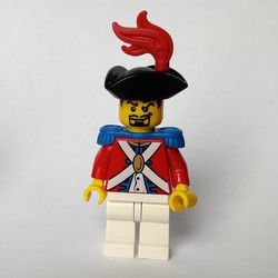 Soldier (Imperial Soldier II) - Black Beard, Blue Epaulette, Red Plume