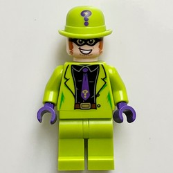 The Riddler in Lime Suit with Black Shirt