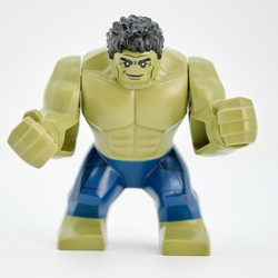 Hulk (Big Fig), Black Hair, Dark Blue Pants