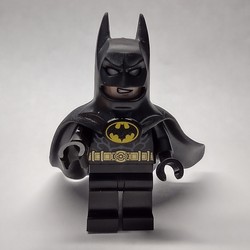 Batman, Black Suit, Black Cape and Cowl (Rubber), White Headband