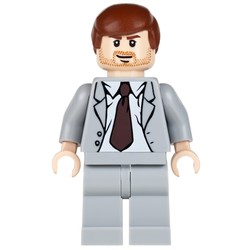 Indiana Jones in Light Bluish Gray Suit