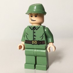 Russian Guard with Open Mouth Smirk