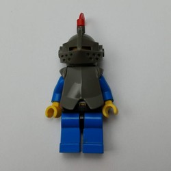 Knight (Breastplate on Red) - Blue Legs, Red Feather