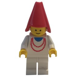 Maiden - White Legs, Red Cone Hat