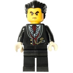 Vampire, Ruffled Shirt, Gold Chain
