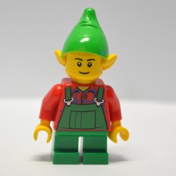 Elf, Green Overalls, Short Green Legs