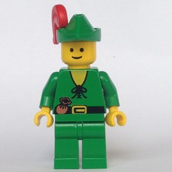 Forestman (Forestmen) - Yellow, Green Hat, Red Plume