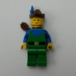 Forestman Archer (Forestmen) - Blue, Brown Hat, Blue Plume
