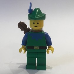 Forestman Archer (Forestmen) - Blue, Green Hat, Blue Plume