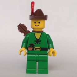 Forestman Archer (Forestmen) - Yellow, Red Plume