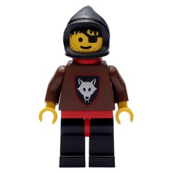 Fighter (Wolfpack) - Black Hood, Red Plastic Cape