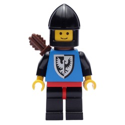 Archer (Black Falcon) - Black Legs, Red Hips, Chin-Guard