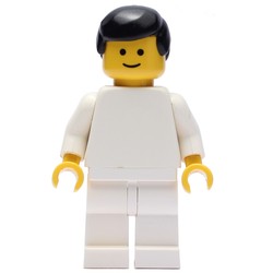 Soccer Player White Torso, White Legs 4