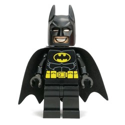 Batman, Black Suit, Black Cape and Cowl, Yellow Batman Logo, Black Headband