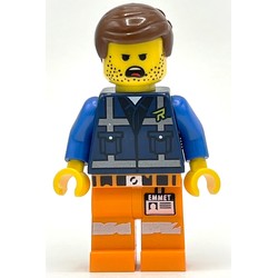 Emmet, Dark Blue Rex Dangervest Vest, Smudged Stubble
