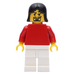 Man - Red Torso, White Legs
