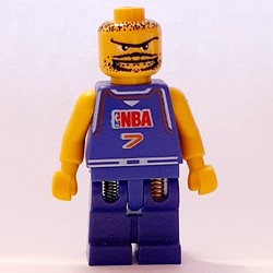 Basketball Player, Violet Torso, violet Legs 7