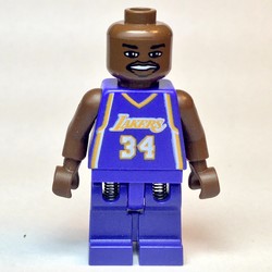 Shaquille O'Neal, Los Angeles Lakers #34, Violet