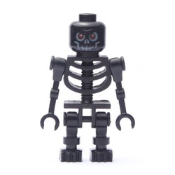 Skeleton, Red Eyes, Black