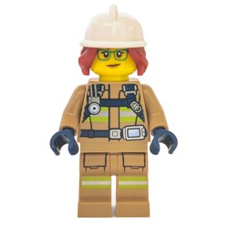 Freya McCloud, Dark Tan Fire Suit with Gauge and Straps
