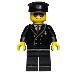 Pilot - Black Torso, Black Legs Black Hat