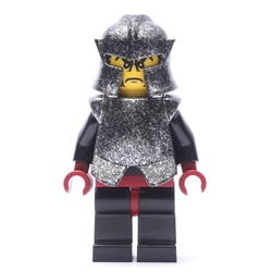 Shadow Knight, Speckle Black-Silver Helmet and Armor