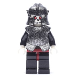 Skeleton Warrior Grimhelma, Speckle Black-Silver Armor and Helmet