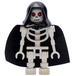 Skeleton, Red Eyes, Black Hood and Cape
