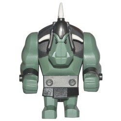Troll, Sand Green with 5 White Horns (Big Fig)