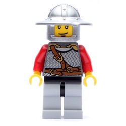 Lion Knight, Wide Brim Helmet, Soul-patch