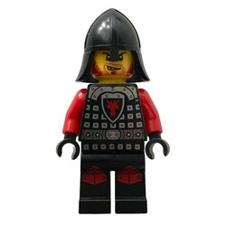Dragon Knight, Red, Helmet, Red Beard