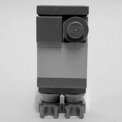 GNK Power Droid (Gonk) - Light Bluish Grey Body, Dark Bluish Grey Legs