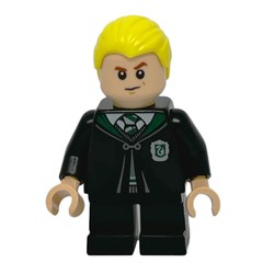 Draco Malfoy, Closed Slytherin Robes with Crest, Short Legs