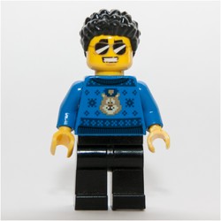 Duke Detain - Blue Christmas Sweater