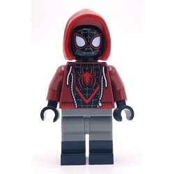 Spider-Man (Miles Morales), Dark Red Hoodie, Dual Molded Legs