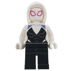 Ghost-Spider / Spider-Gwen, Open Front Hood, White Hands