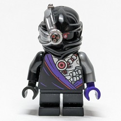 Nindroid with Dual Sided Head, Shoulder Armor (Legacy), Short Legs, Shoulder Harness