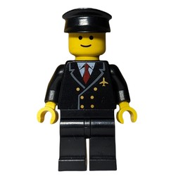 Pilot - Black Torso, Black Legs Black Hat