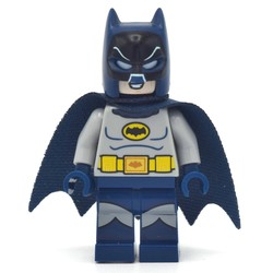 Batman, Light Bluish Gray Suit, Dark Blue Cape and Cowl (60's TV Series)