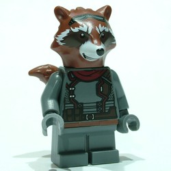 Rocket Raccoon, Dark Bluish Gray Outfit