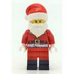 Santa, Black Boots, Candy Cane on Back