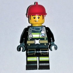 Bob, Black Firesuit, Red Helmet
