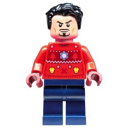 Tony Stark in Ugly Christmas Sweater