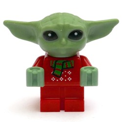 Grogu / The Child (Baby Yoda) in Christmas Outfit