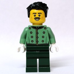 Piccolo, Sand Green Torso, Dark Green Legs, Male